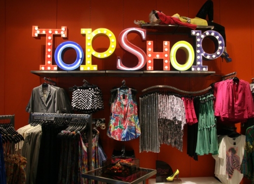Top Shop aux Galeries Lafayette